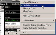 guitar scale chart software